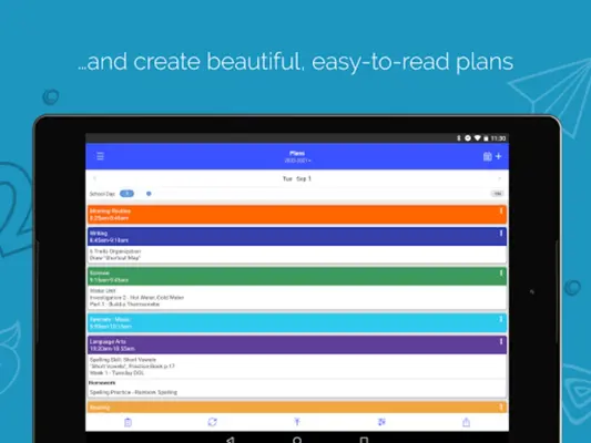 Planbook Mobile android App screenshot 2